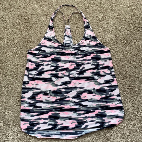 Lululemon pink camo tank - Picture 1 of 4